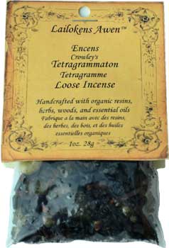 21g Crowley's Tetragrammaton Lailokens Awen incense